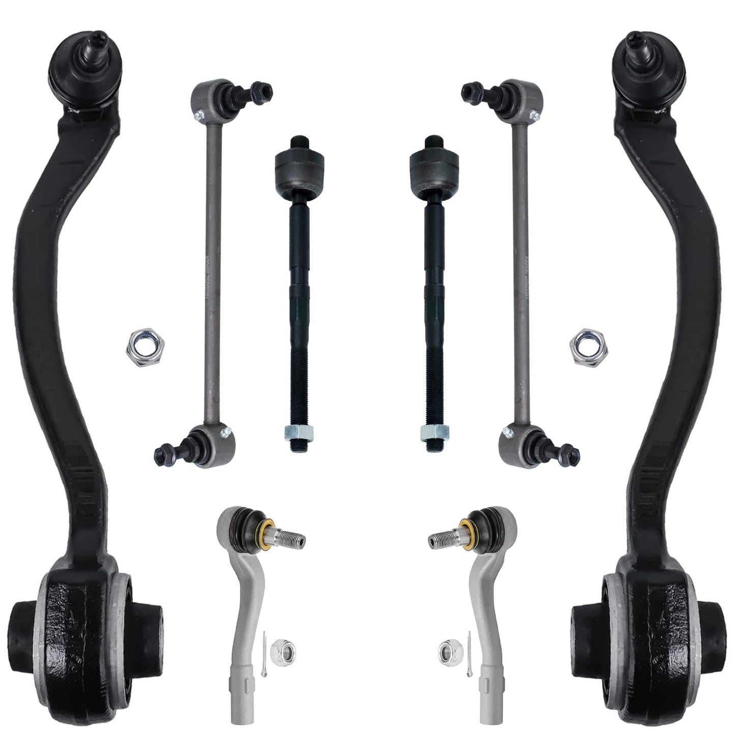 Detroit Axle - Front End Kit for Mercedes-Benz C230 C240 C280 C320 C350 CLK320 CLK350 CLK500 CLK550, 2 Lower Rearward Facing Con